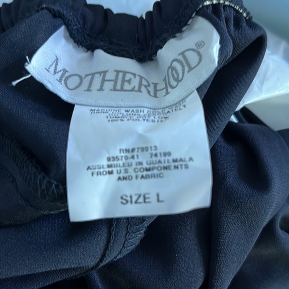 MOTHERHOOD MATERNITY 2pc black pants suit - Picture 7 of 7